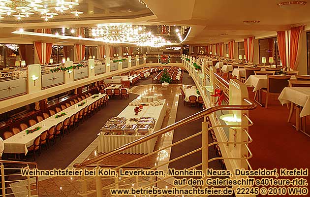 schifffahrplan 4 schiffskarten und fahrplane galerieschiff s401eure ridr blick vom oberdeck zur weihnachtsfeier auf dem hauptdeck